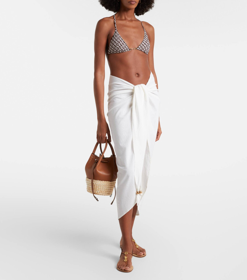 MELISSA ODABASH Winnie cotton and linen beach cover-up outlook