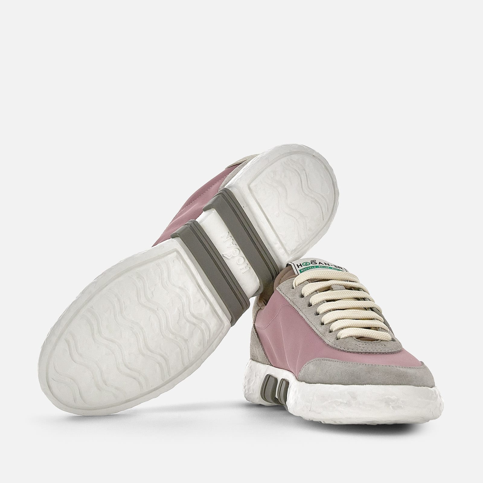 スニーカー HOGAN SNEAKERS KHAKI - ROSA Sneakers Hogan Hi-Fi BEIGE, PINK for Woman