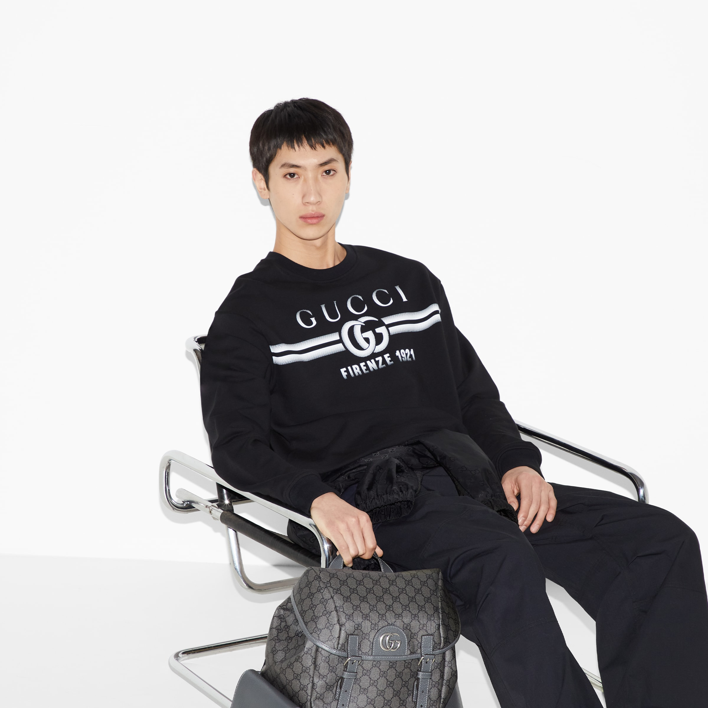 Cotton jersey printed sweatshirt - 6