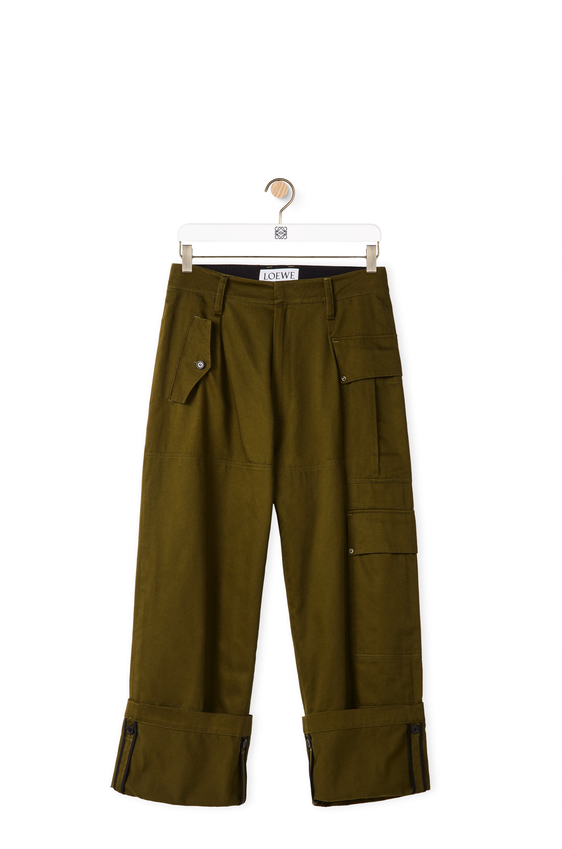 Cargo trousers in cotton - 1