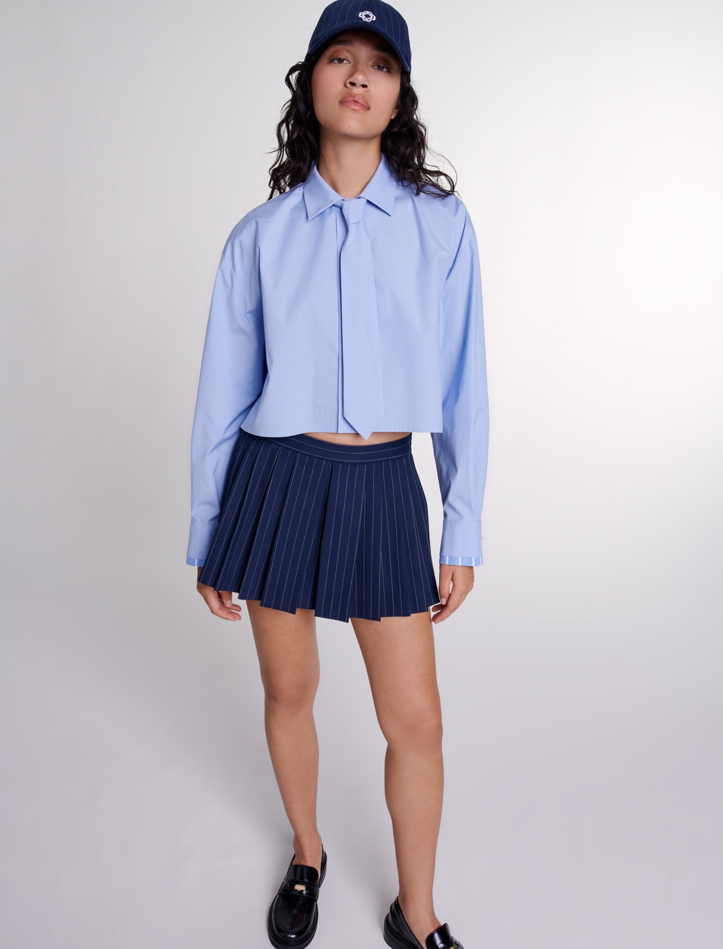 Striped layered effect shorts - 6
