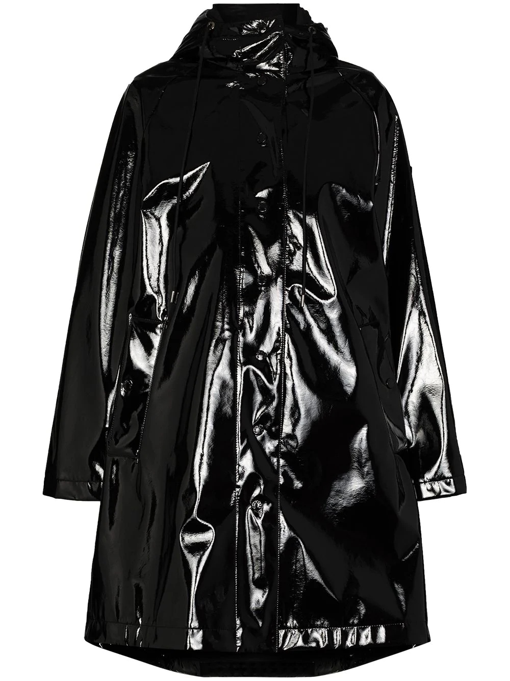 Pott vinyl hooded coat - 1