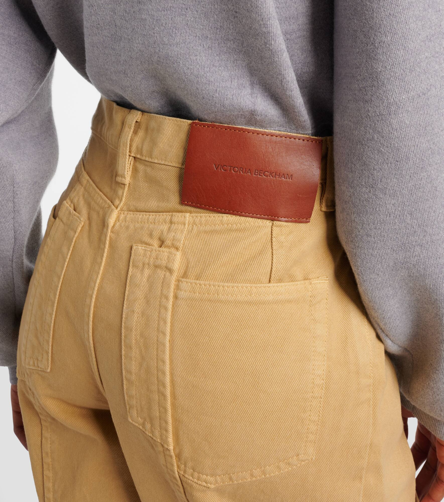 High-rise barrel-leg jeans - 6