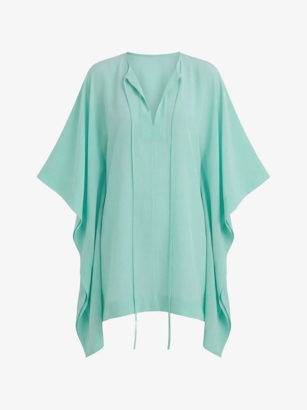 Orta silk mini caftan dress - 1