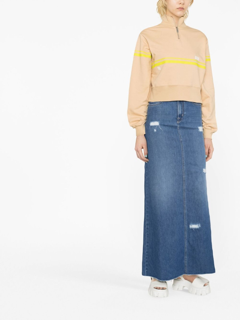 GCDS half-zip sweatshirt outlook