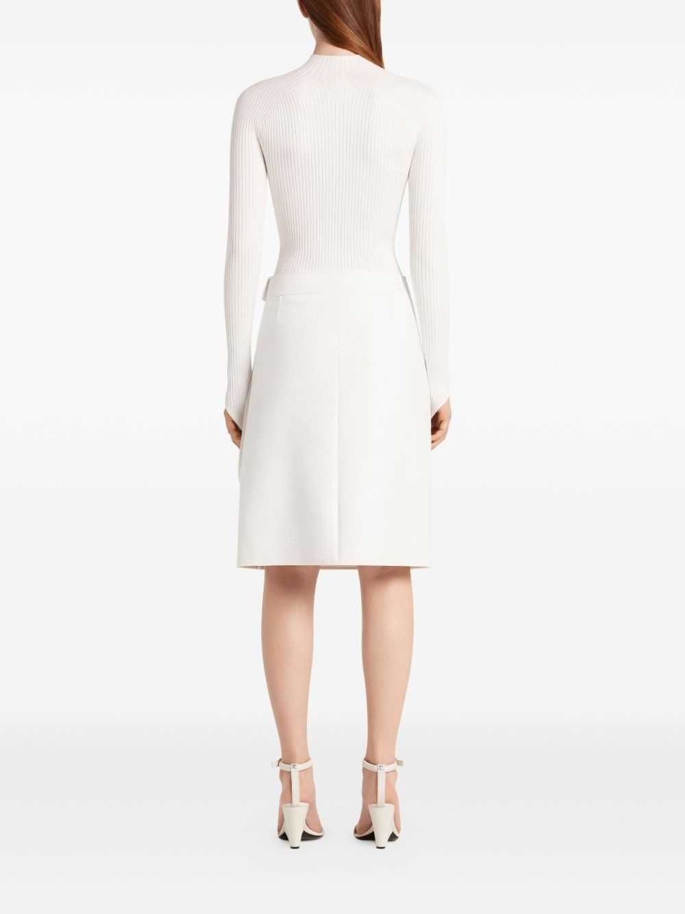 zip-fastening skirt - 3