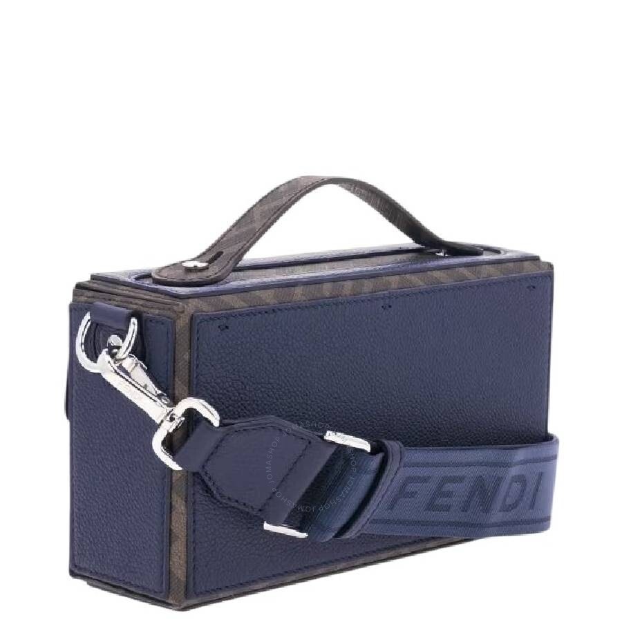 Fendi Soft Trunk Baguette Leather Crossbody Bag - 3