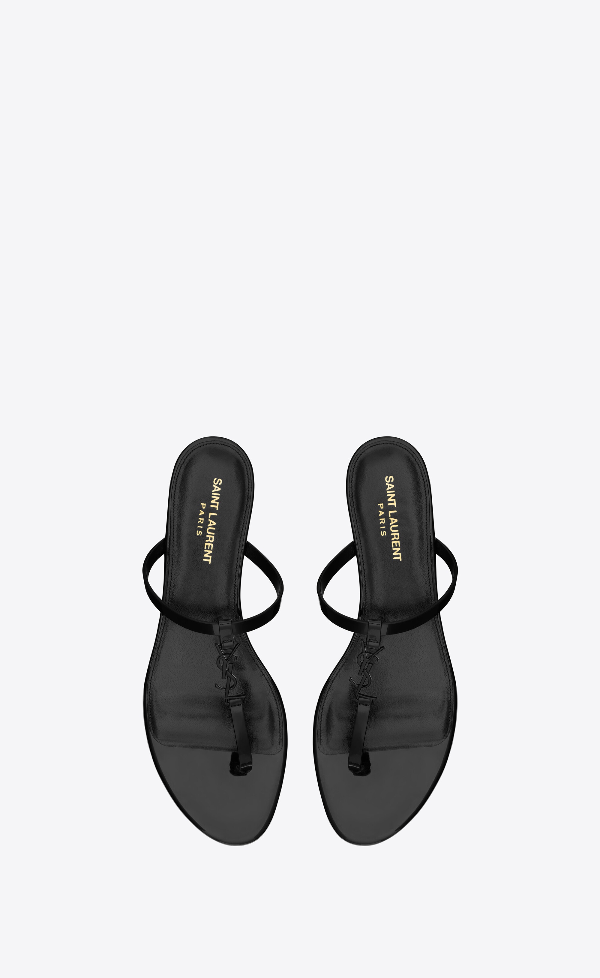 cassandra slides in patent leather - 2