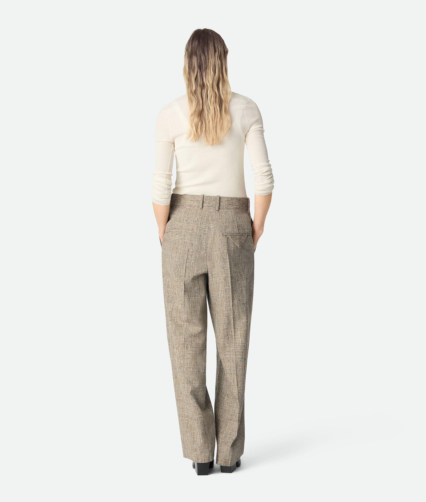 Fleck Viscose Pants - 3
