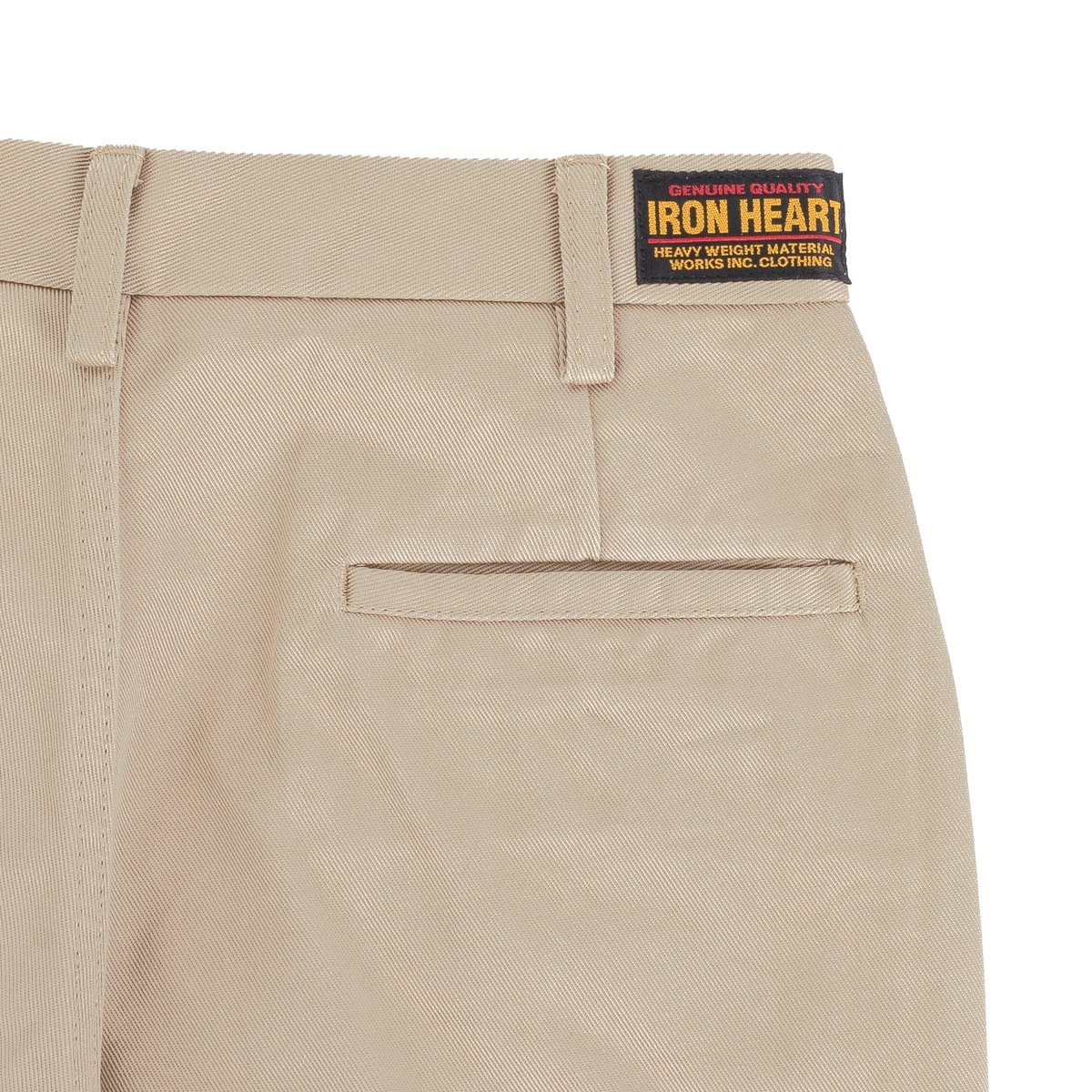 IH-731-KHA 12oz Heavy Cotton Relaxed Fit Chinos - Khaki - 6