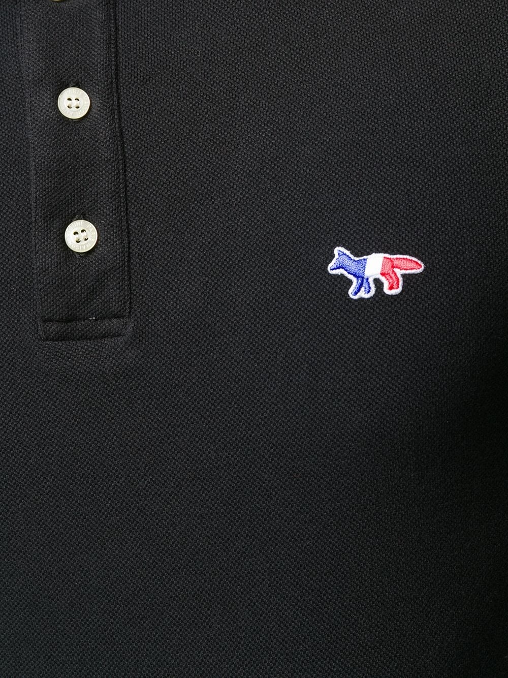 tricolor fox polo shirt - 5