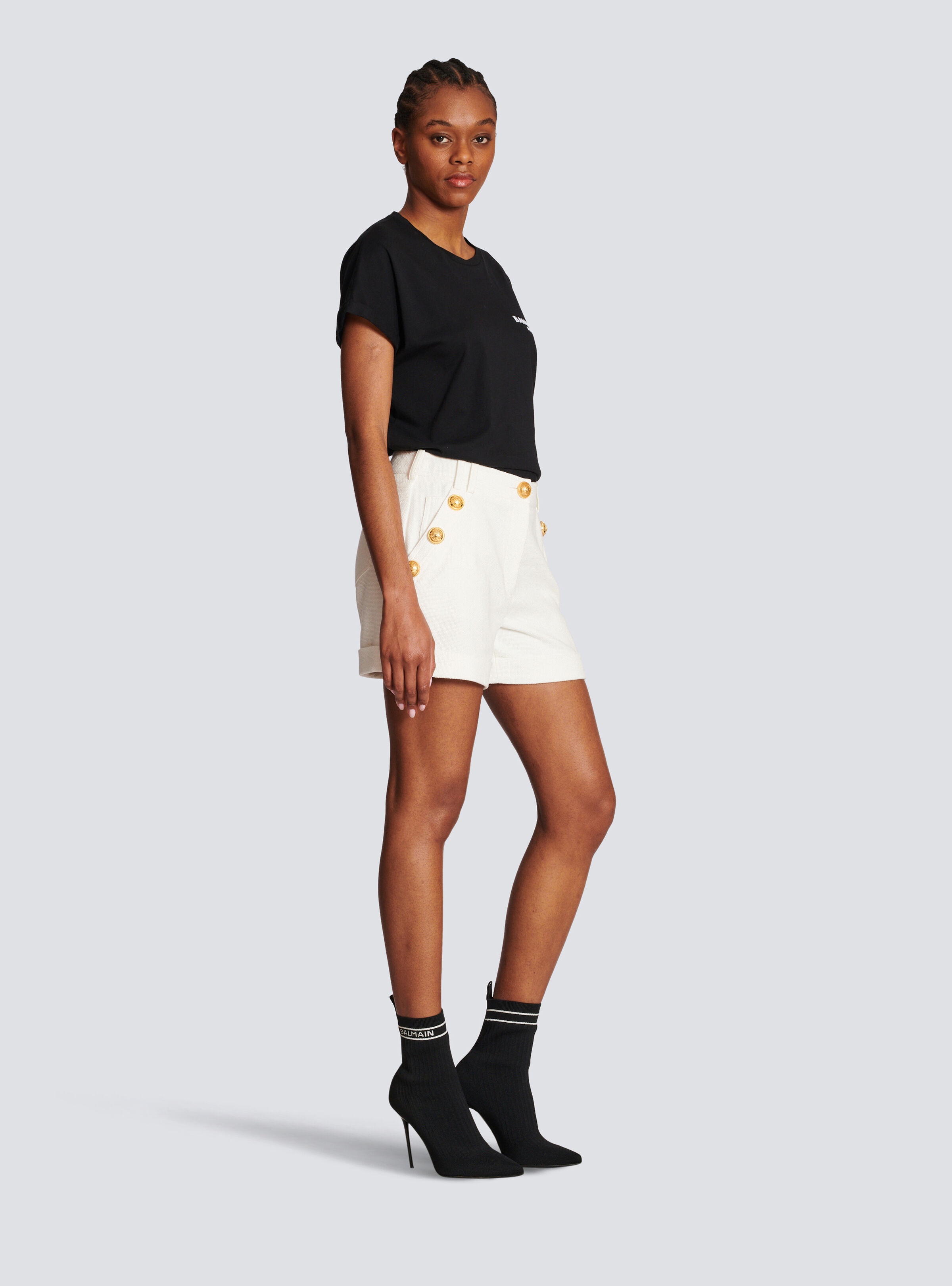 Cotton low-rise shorts - 3