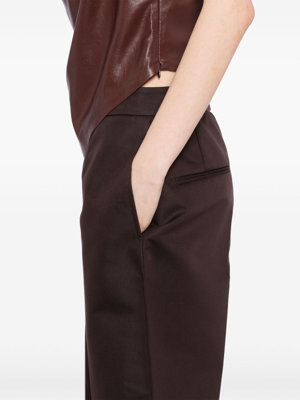 pleat detail shorts - 5