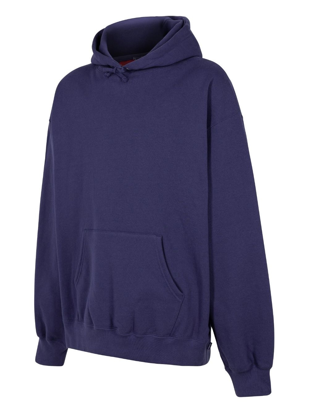 satin appliquÃ© "FW23 - Washed Navy" hoodie - 2