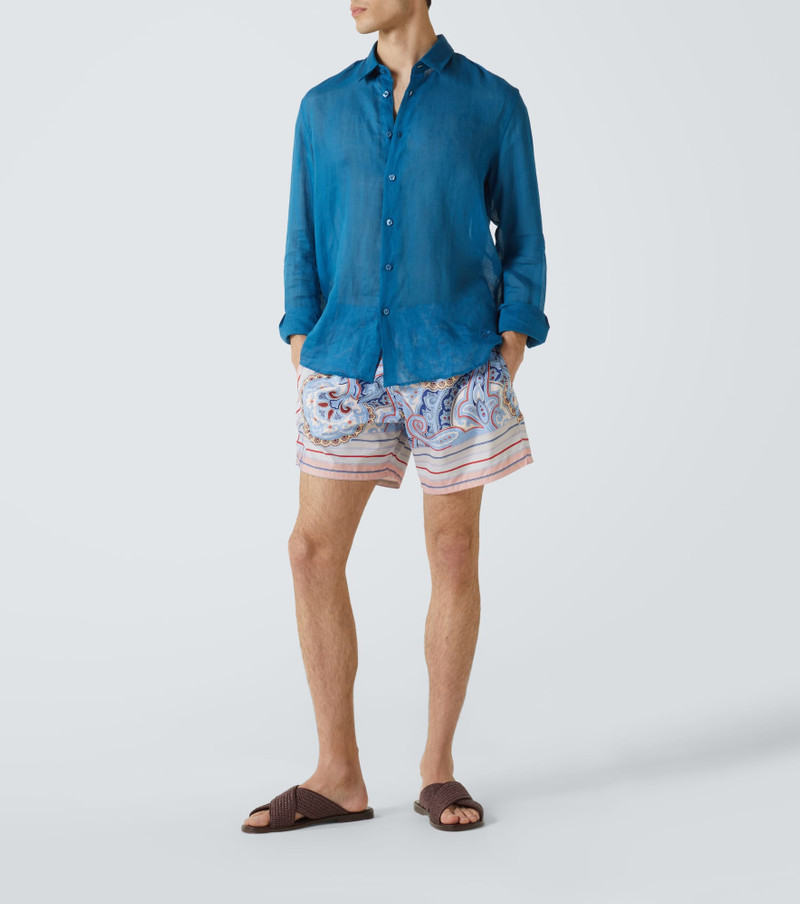 Vilebrequin Caracal ramie shirt outlook
