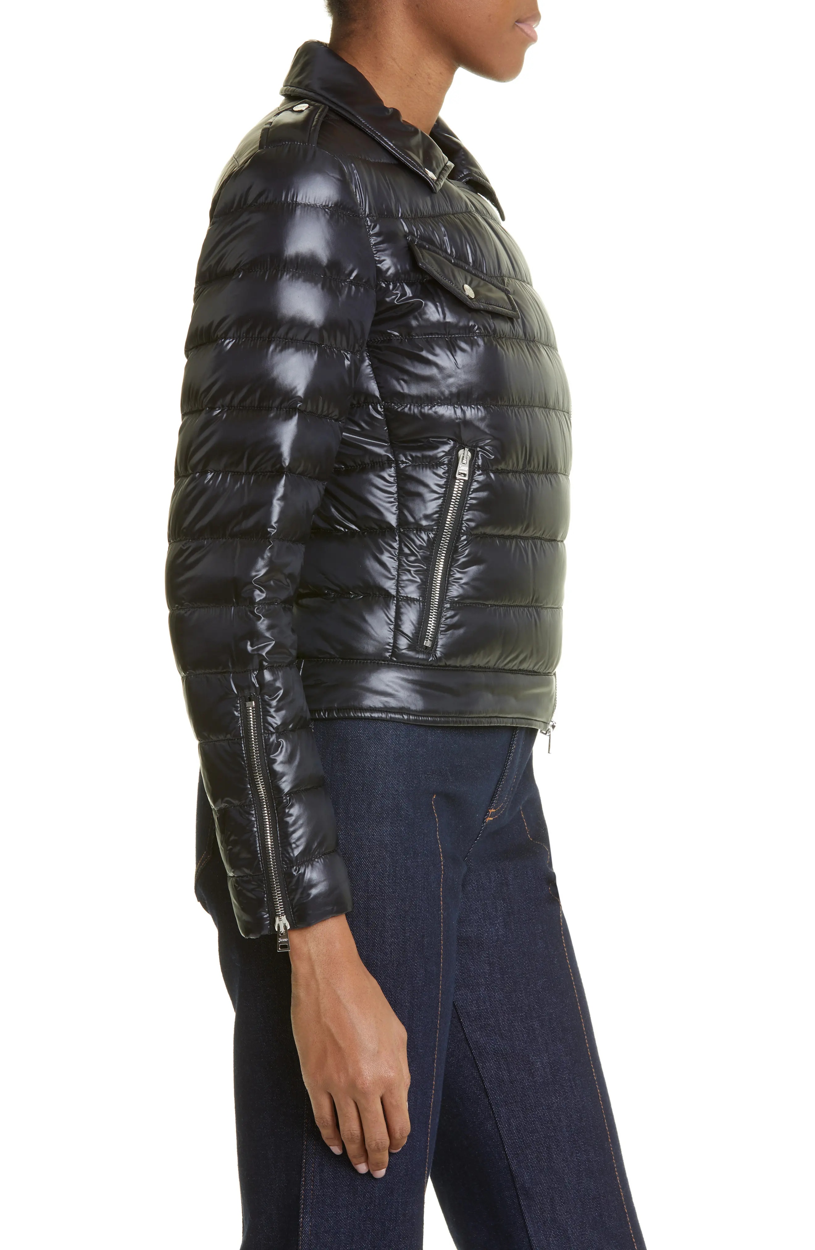 Herno Ultralight Down Moto Jacket | nordstrom | REVERSIBLE