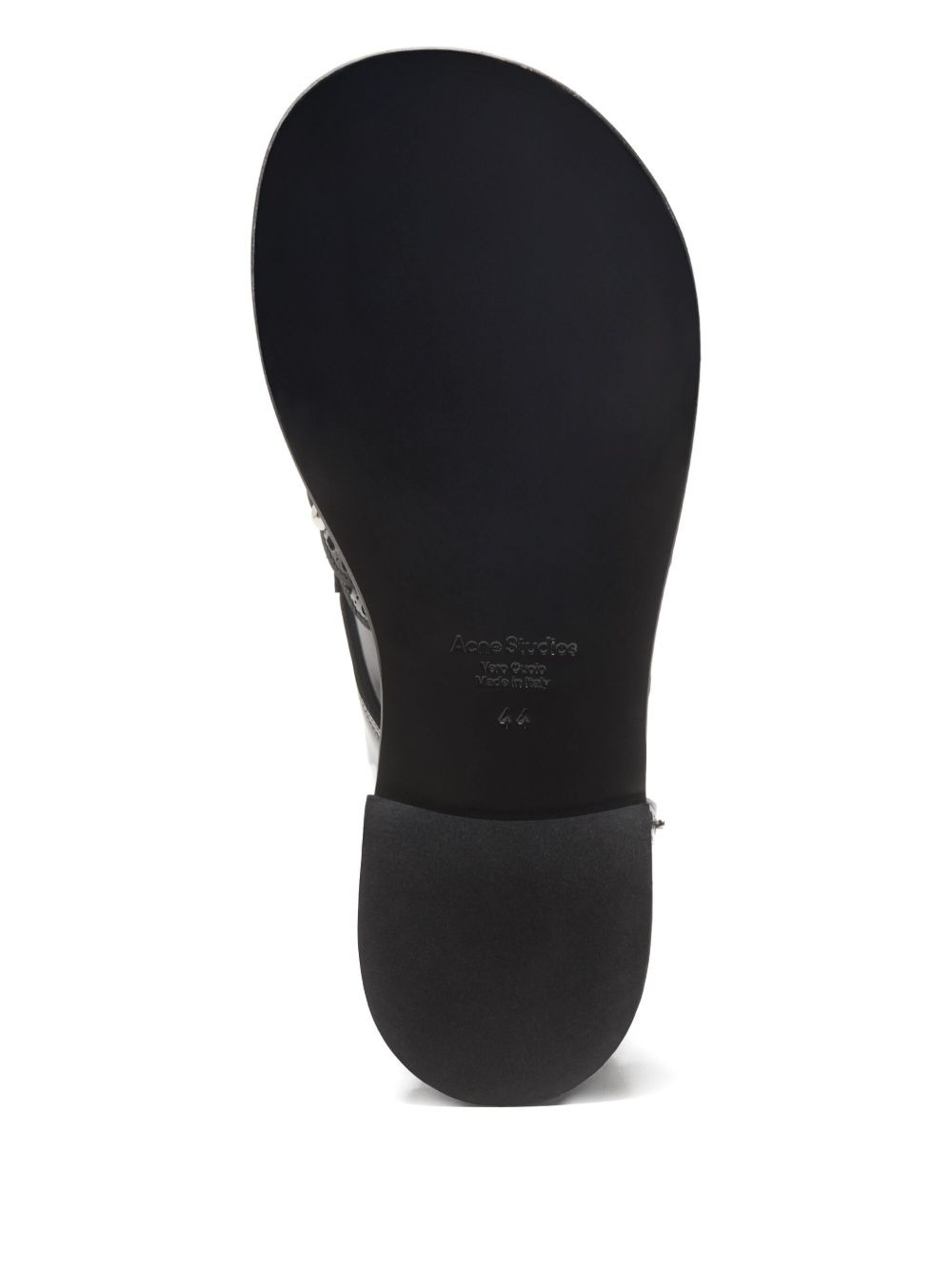 studs-embelishment leather derby shoes - 5