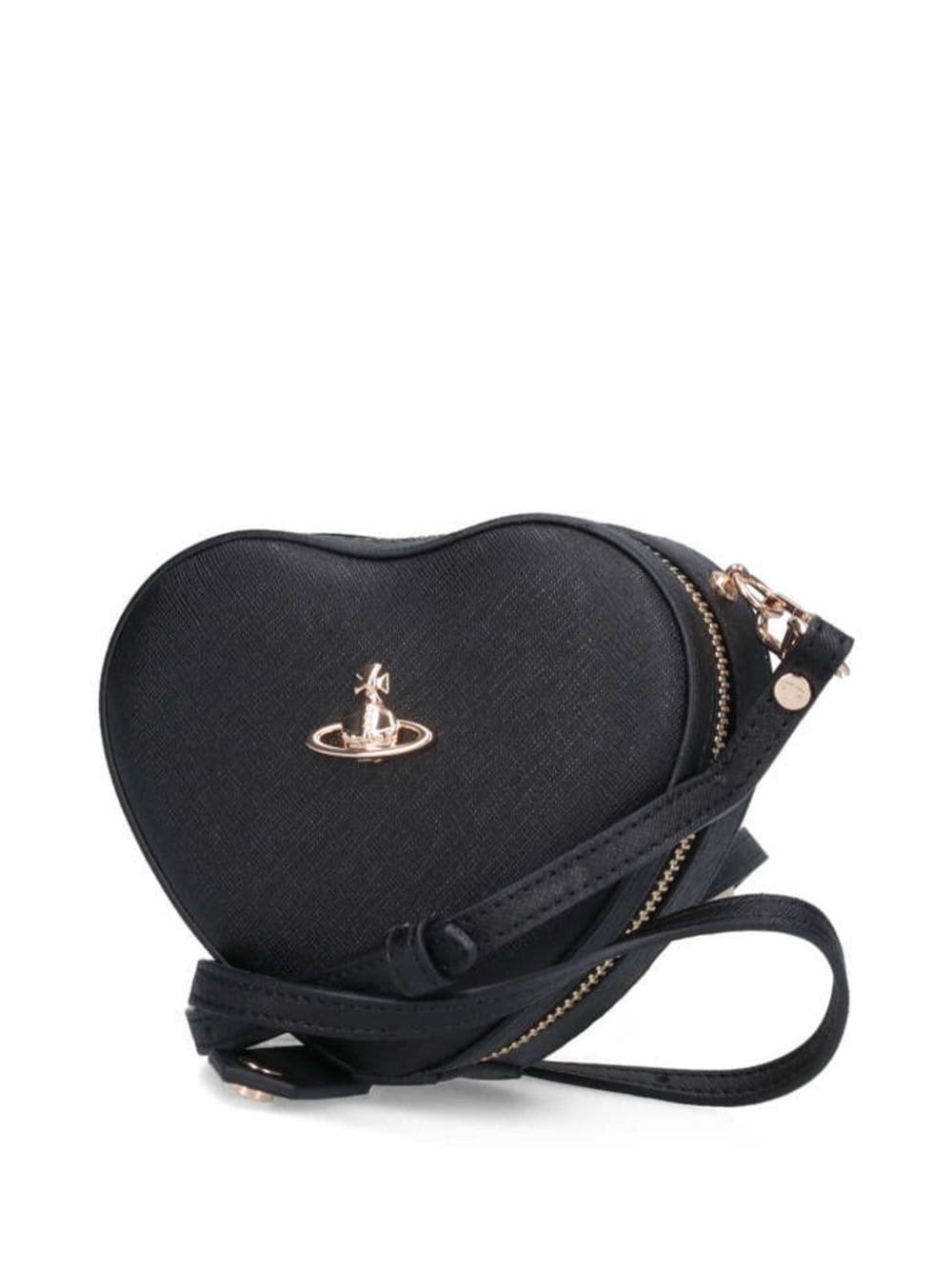 heart faux-leather bag - 3