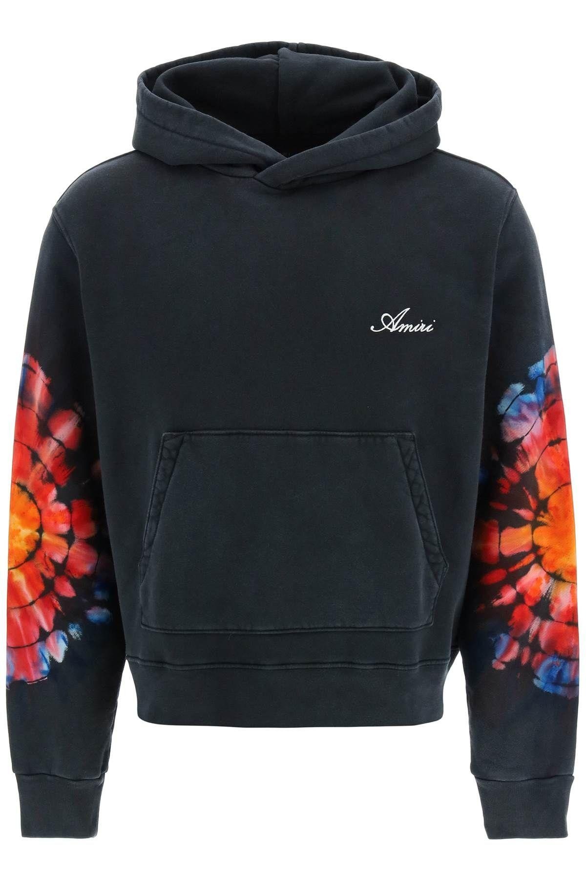 AMIRI Tie-Dyed Intarsia Cashmere Sweater for Men