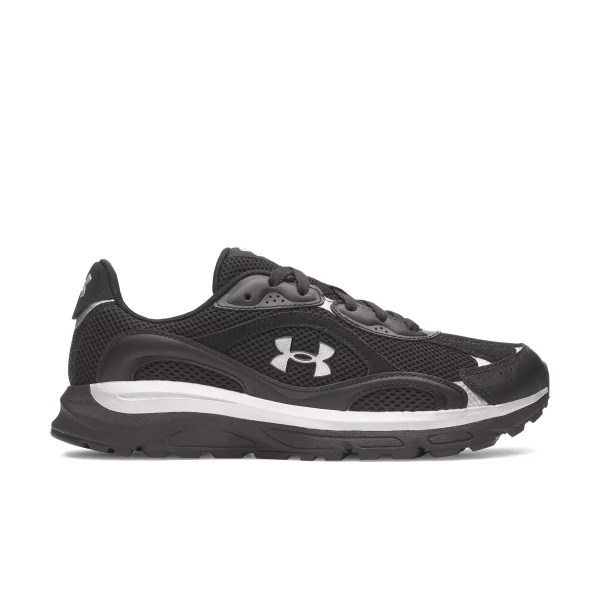 Tech Runner "Black/Metallic Silver" Men's Shoe - 1
