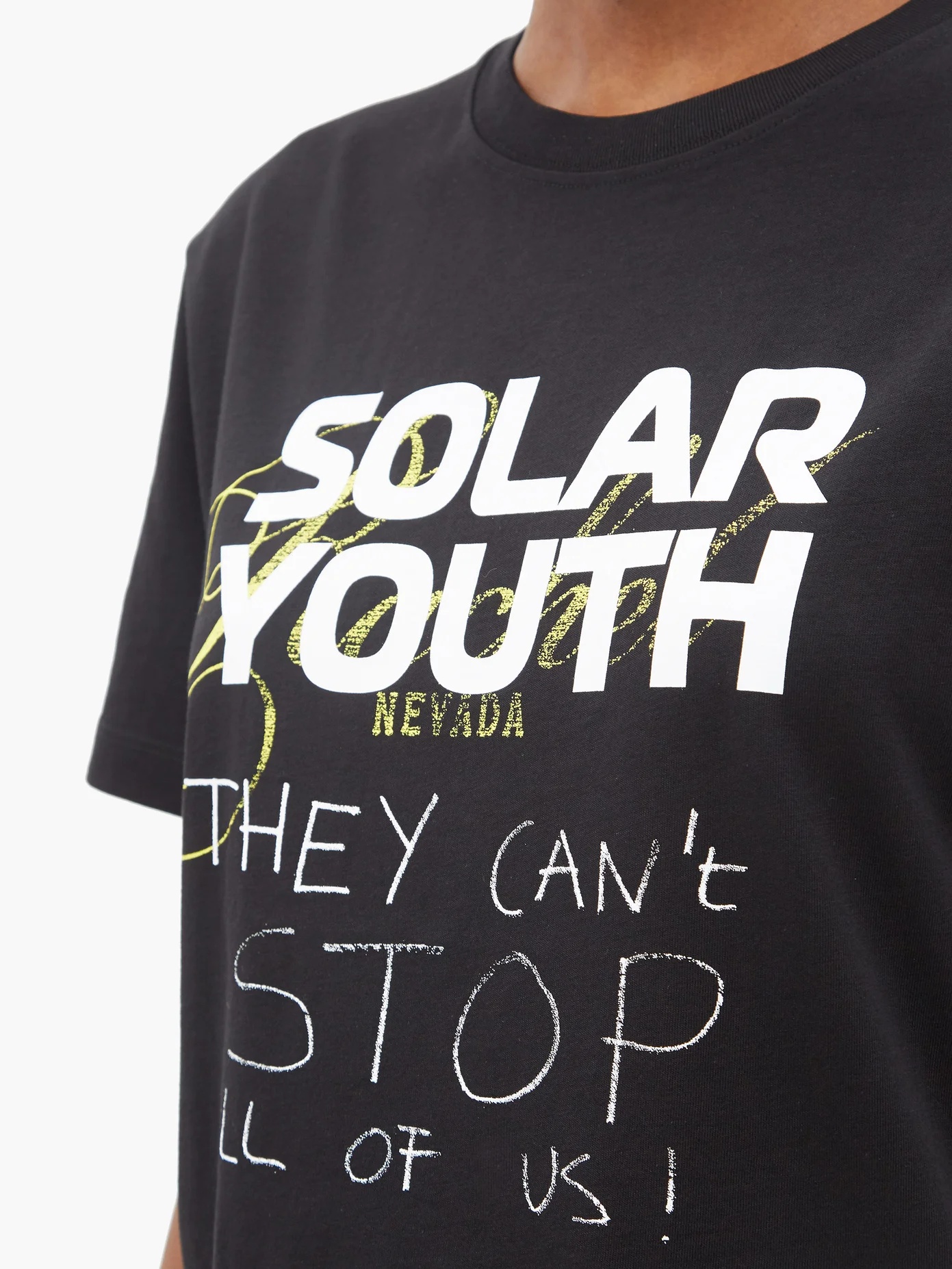 Solar Youth-print cotton-jersey T-shirt - 4