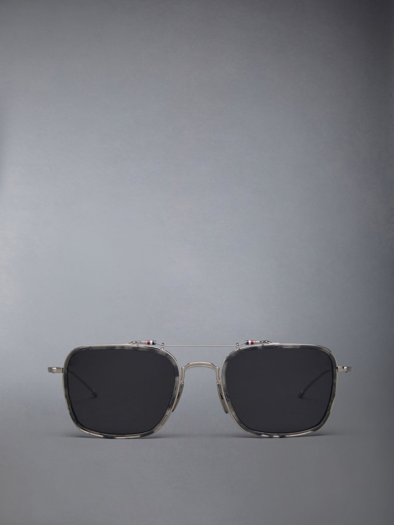 Acetate And Titanium Aviator Sunglasses 1