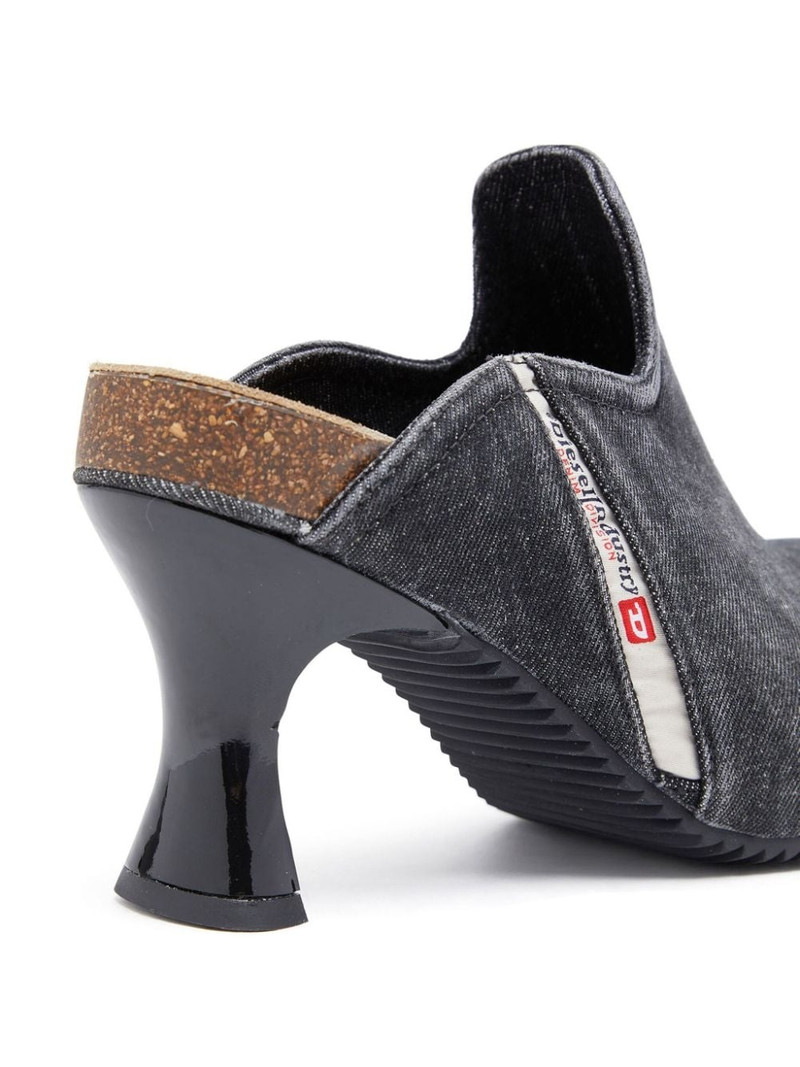 D-Woodstock denim mules 5