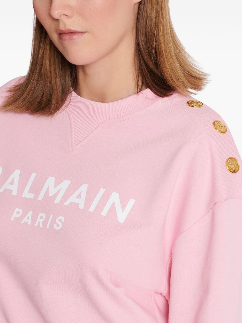 Balmain Paris-print sweatshirt - 7