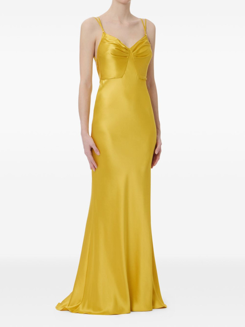 v-neck spaghetti strap dress 1