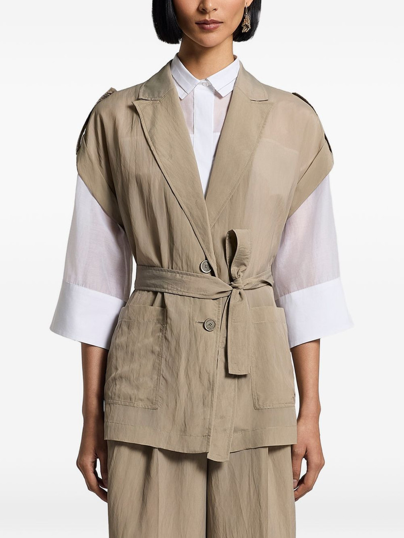 belted gilet 1