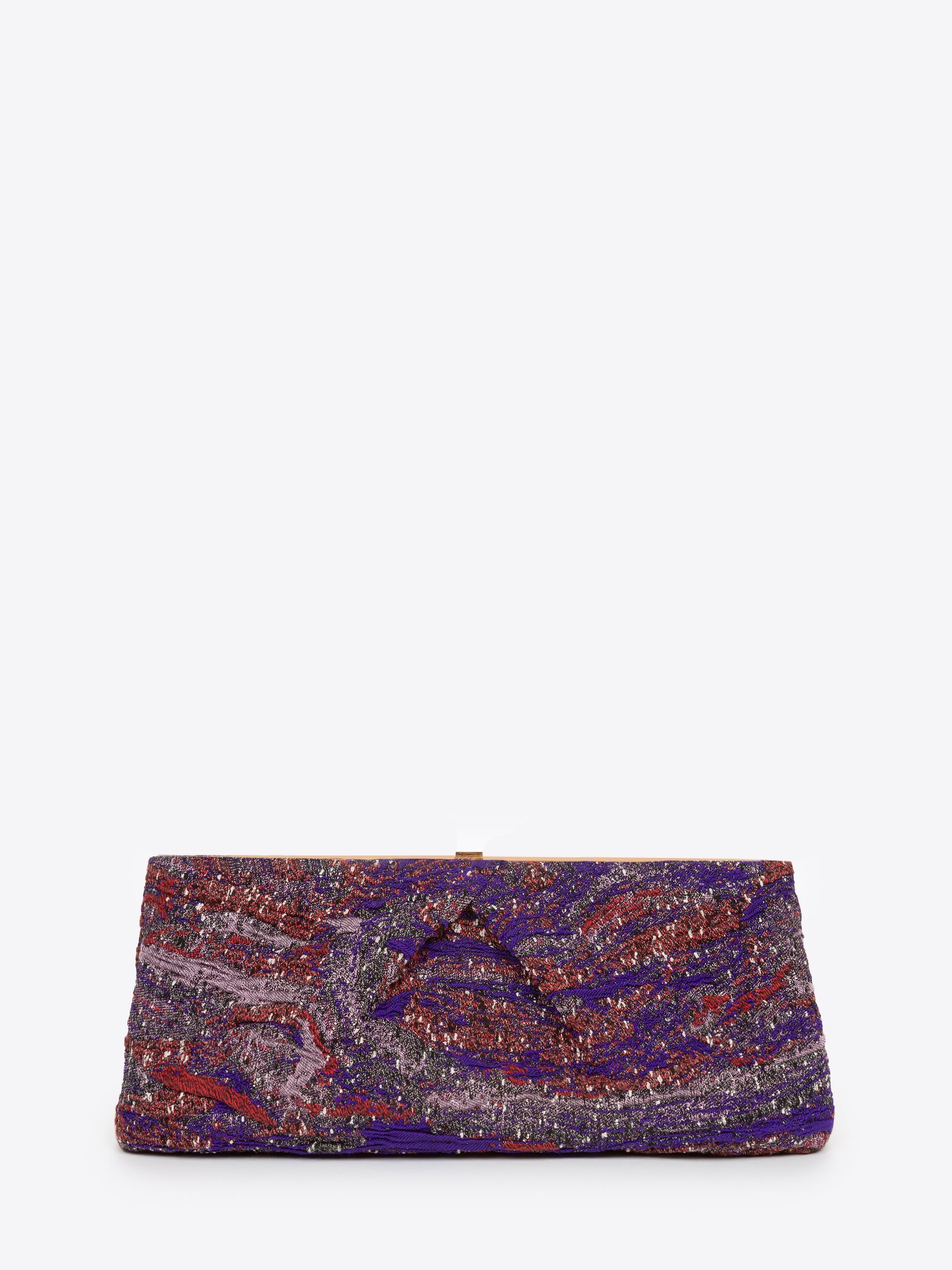 LARGE JACQUARD CLUTCH - 2