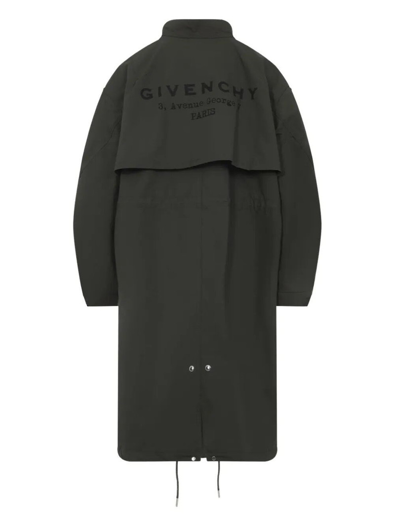 Givenchy COTTON PARKA WITH GIVENCHY PRINT outlook
