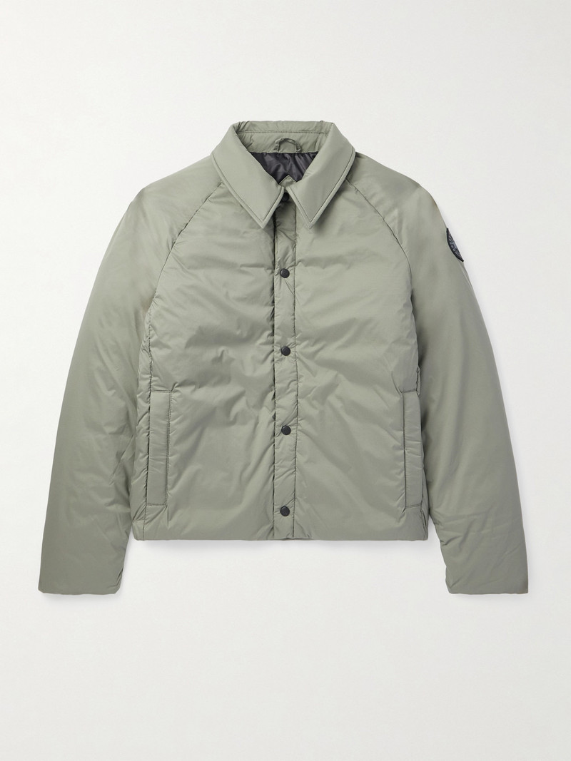 Lodge Logo-Appliquéd Feather Light Ripstop Shell Down Jacket 1