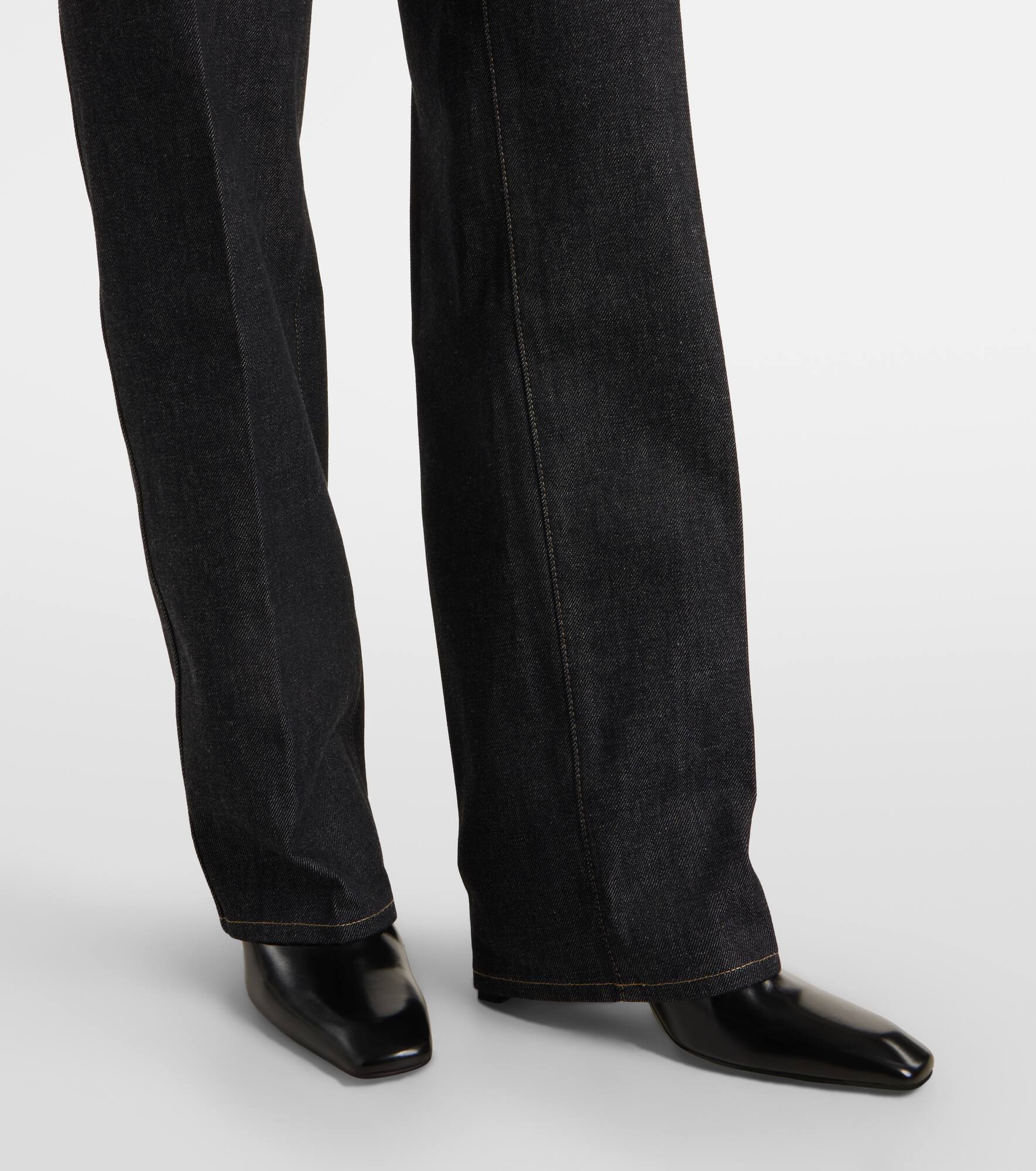 High-rise straight jeans - 5