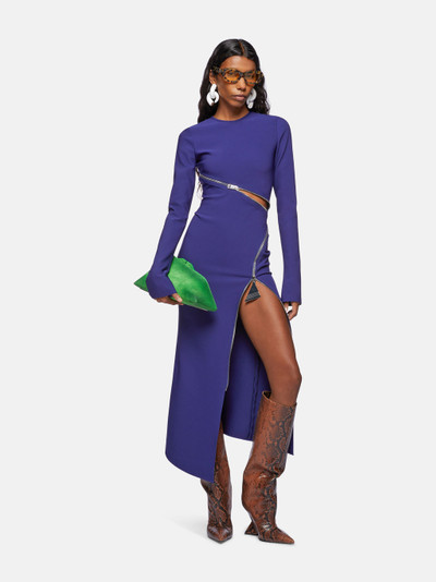 THE ATTICO BLUE MIDI DRESS outlook