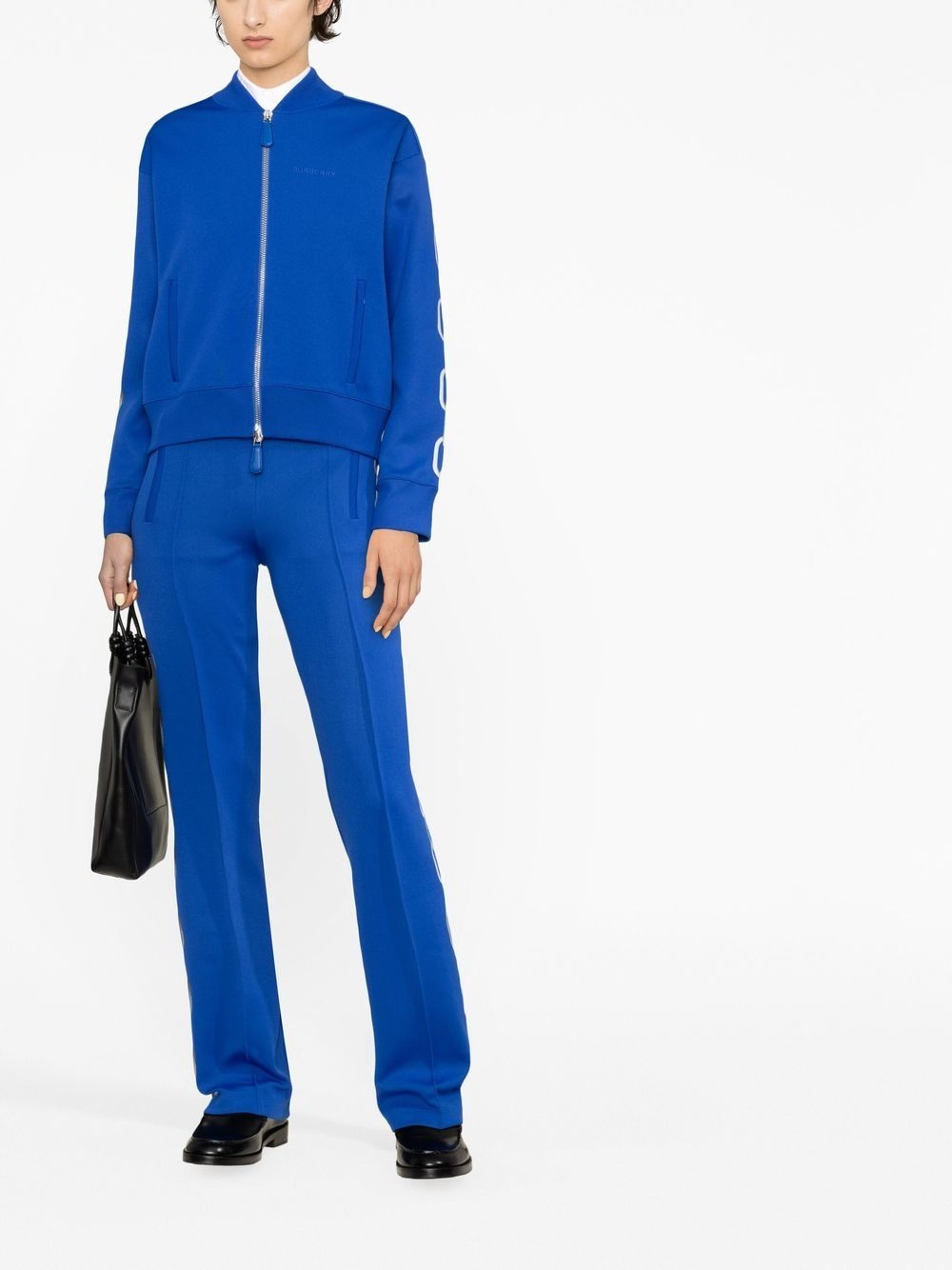 chain-print zipped track jacket - 2
