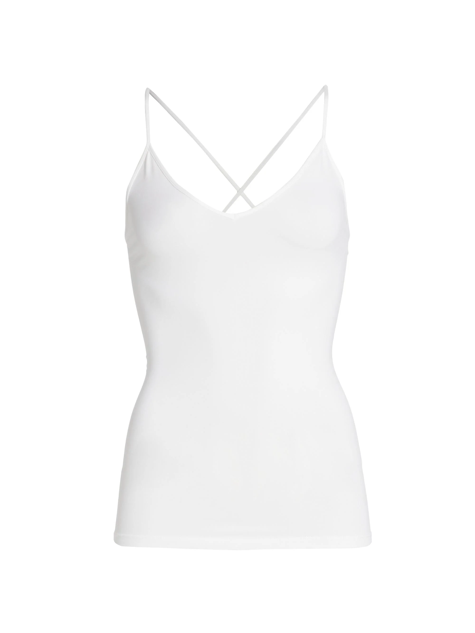Women's Jade Tubular Tank - White - 1