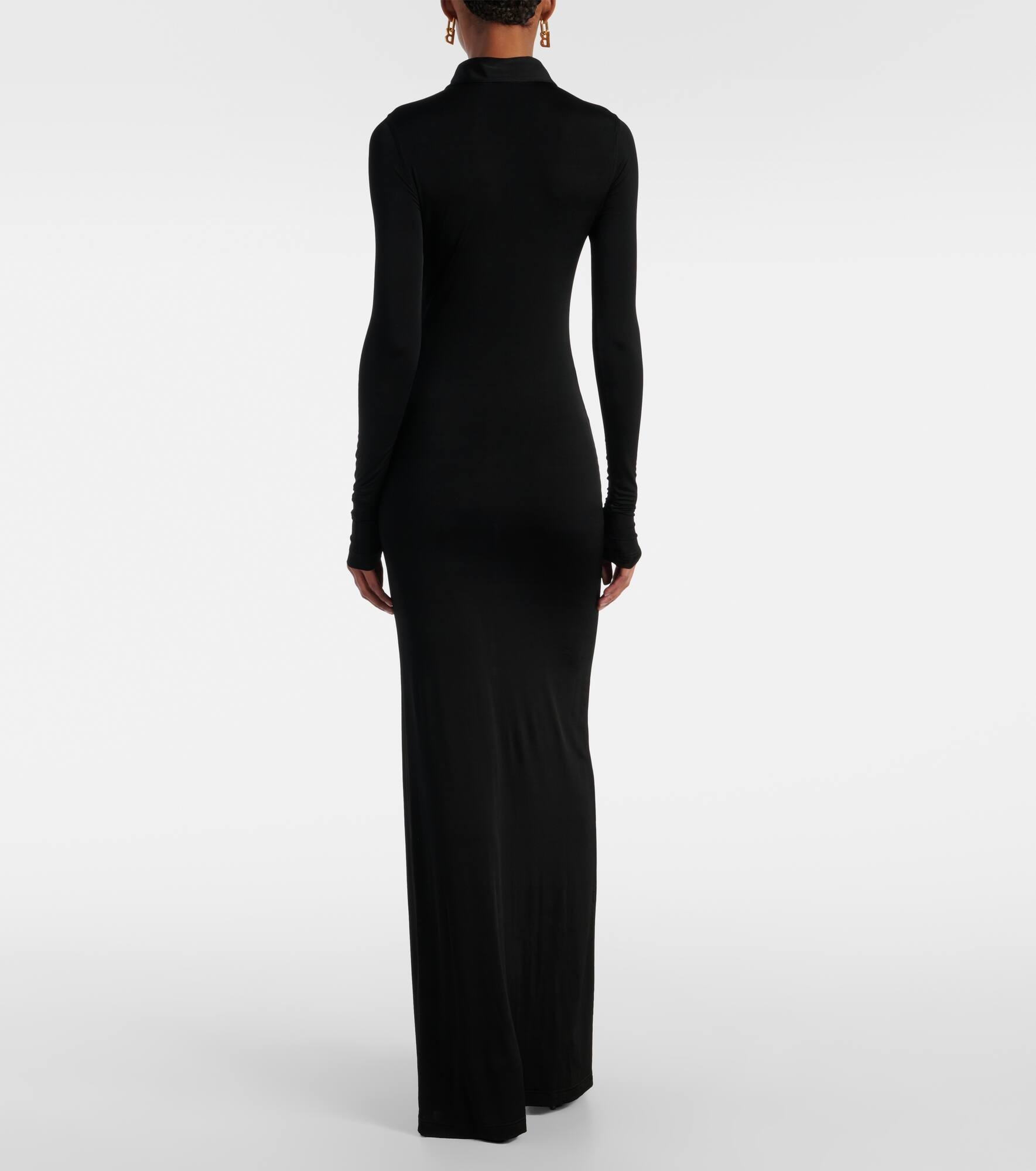 Jersey maxi dress - 3
