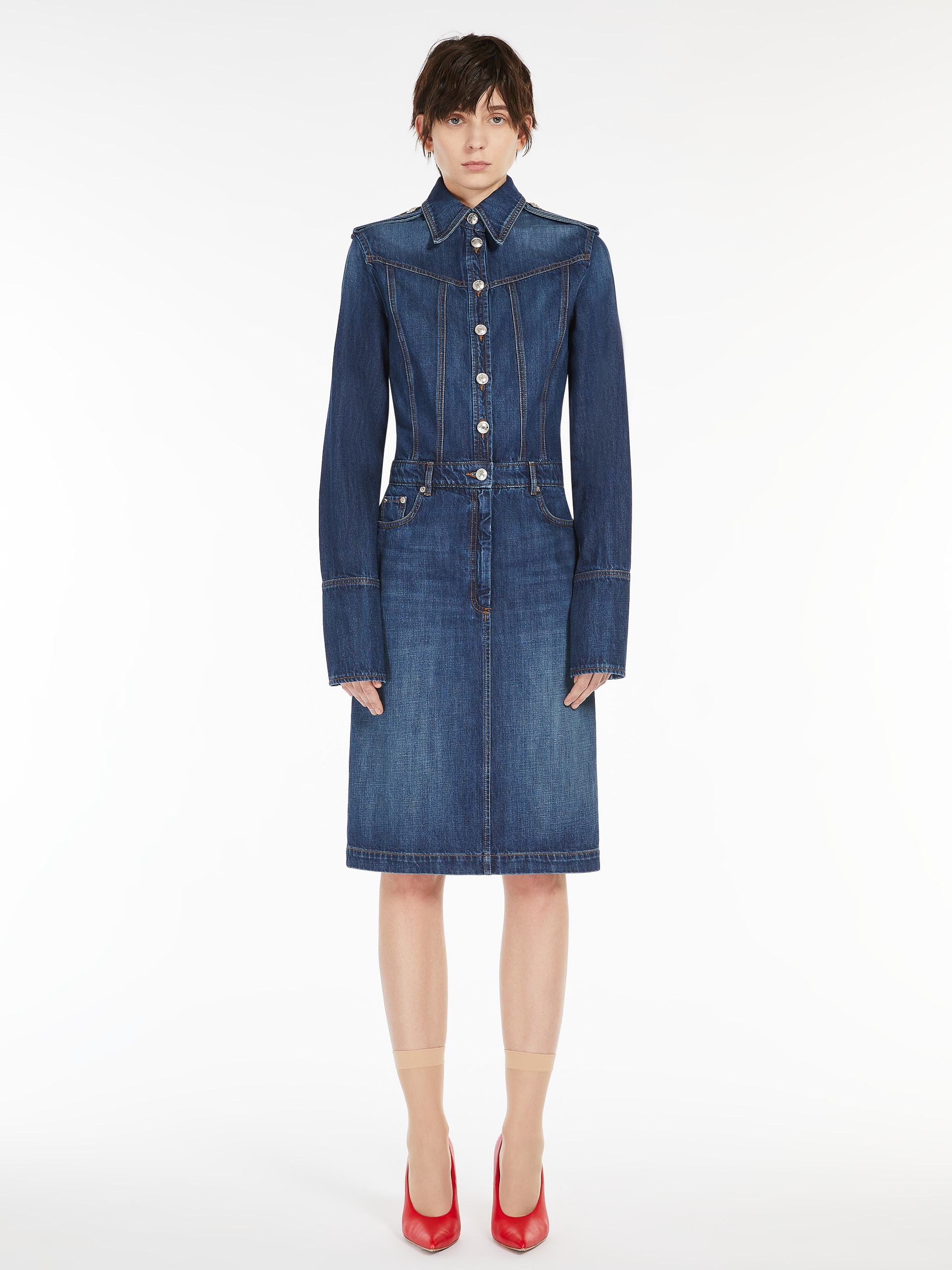 ZODIACO Denim shirt dress - 3