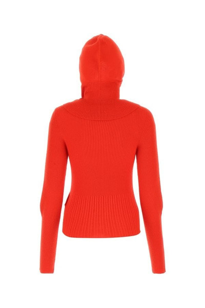 LOW CLASSIC Red wool sweater outlook