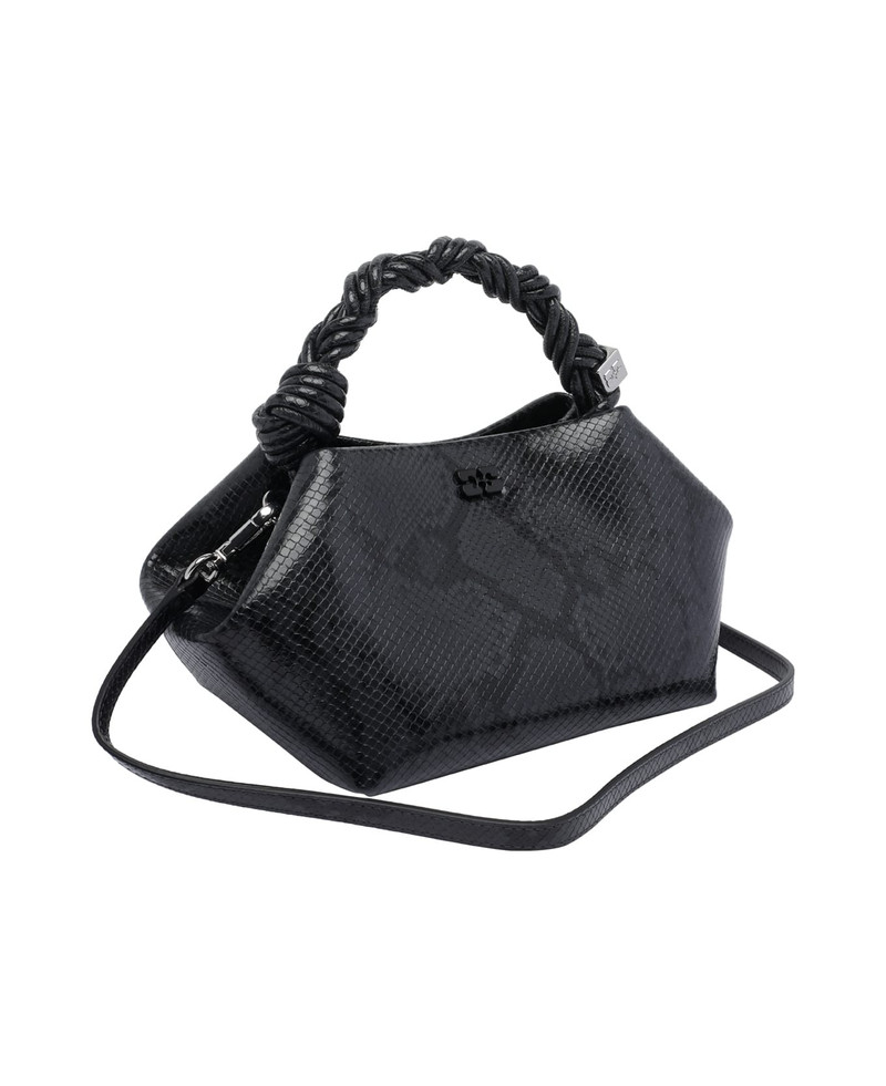GANNI Small Ganni Bou Snake Handbag outlook