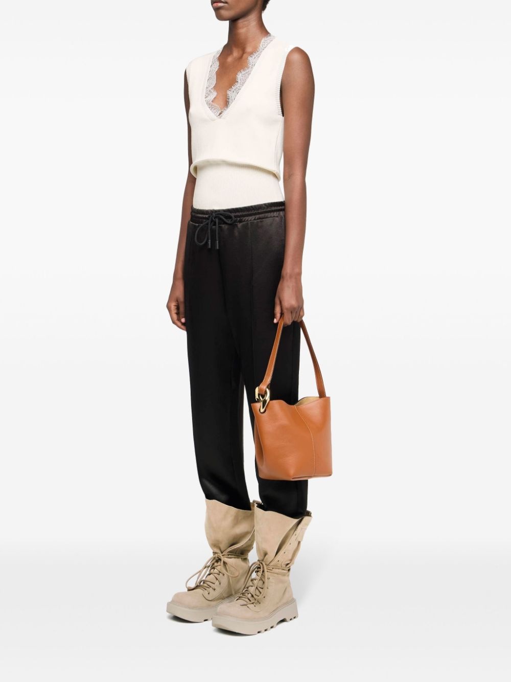 drawstring-waist trousers - 2