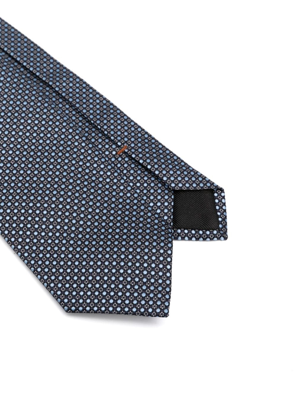 patterned-jacquard tie - 2