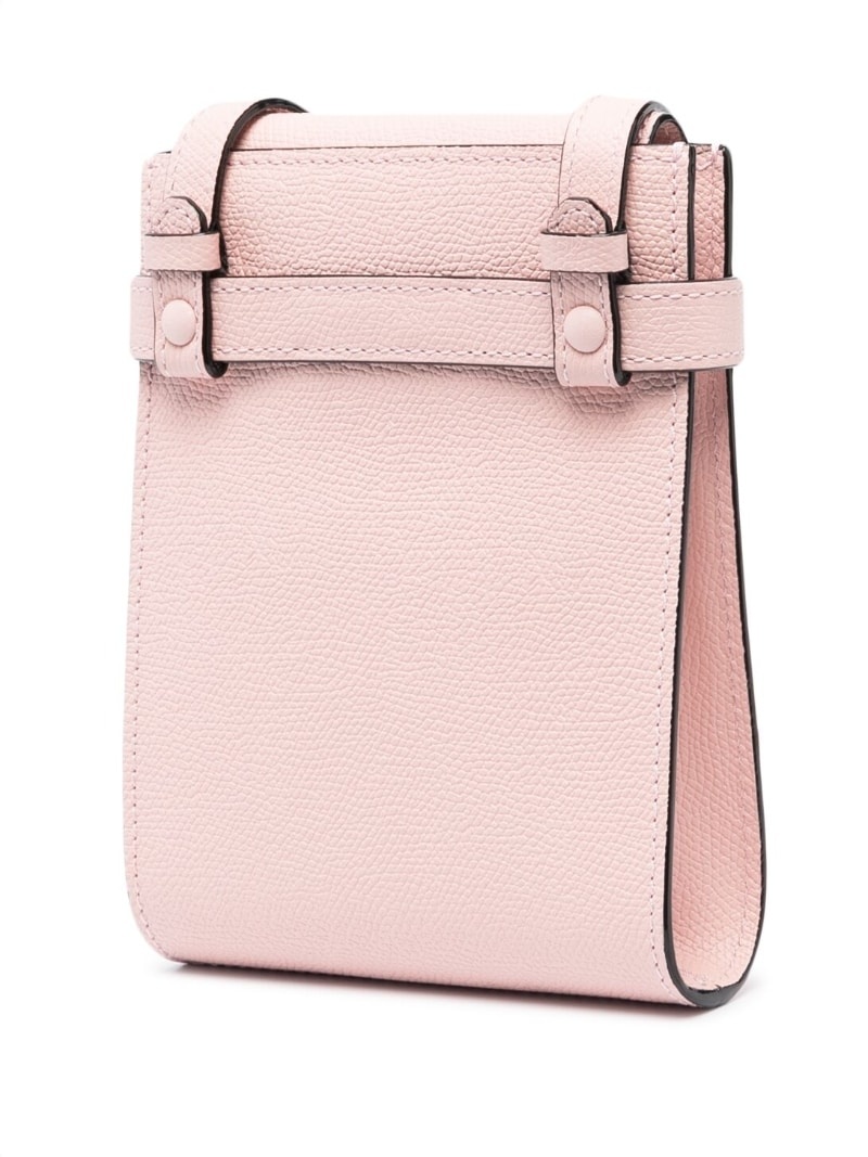 textured single-strap mini bag - 3