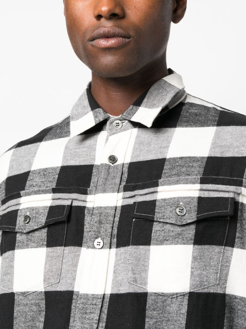 check-pattern cotton shirt 5