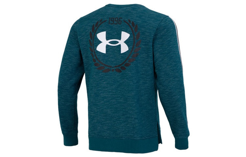 Under Armour Under Armour Essential Fleece Heritage Crew Sweatshirt 'Teal' 1373814-716 outlook
