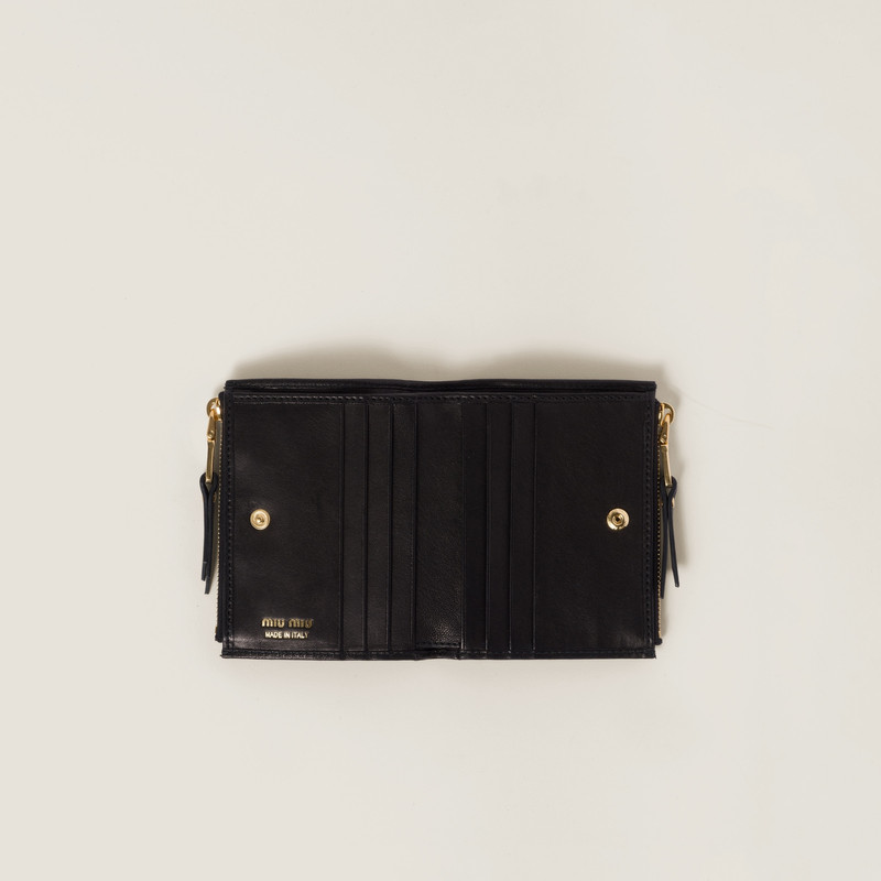 Miu Miu Small nappa leather wallet outlook