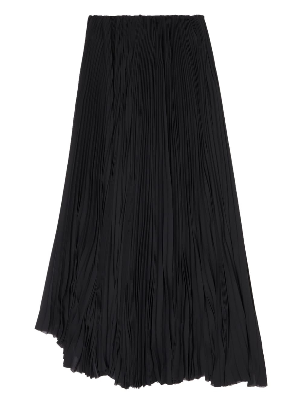 asymmetric pleated skirt - 2