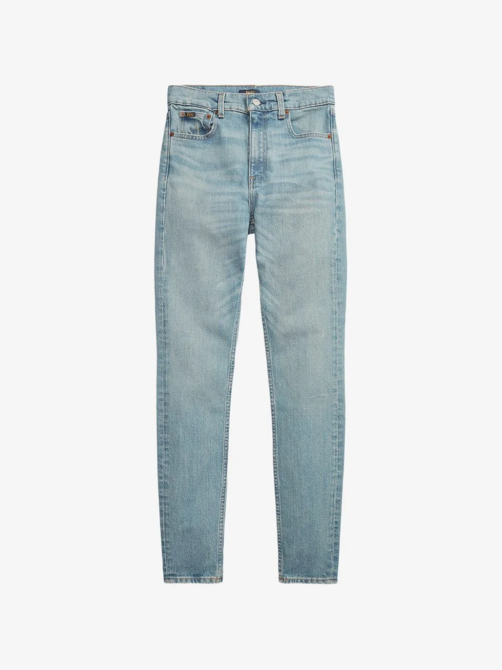 logo-embroidered jeans - 1