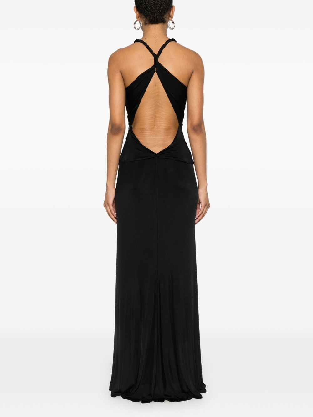 twist-detailing maxi dress - 4
